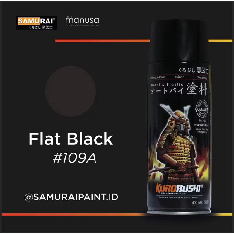 Cat Semprot Samurai Flat Black