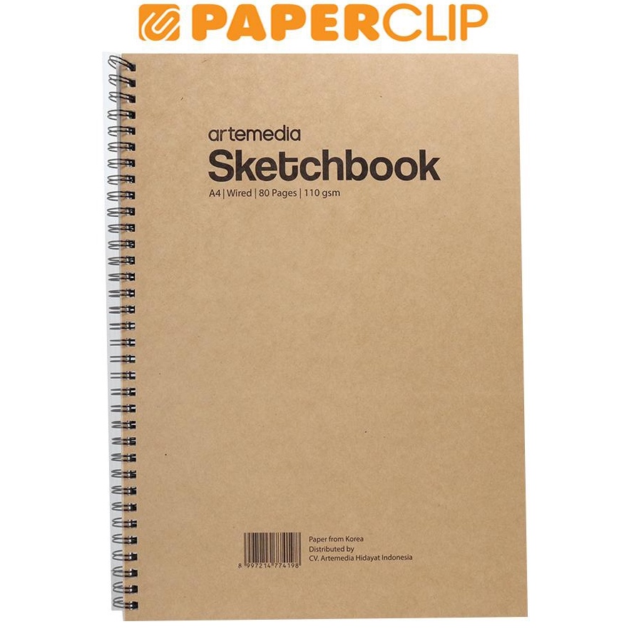 

KODE U3I ARTEMEDIA Sketchbook Wired Craft A4 11gsm 774198