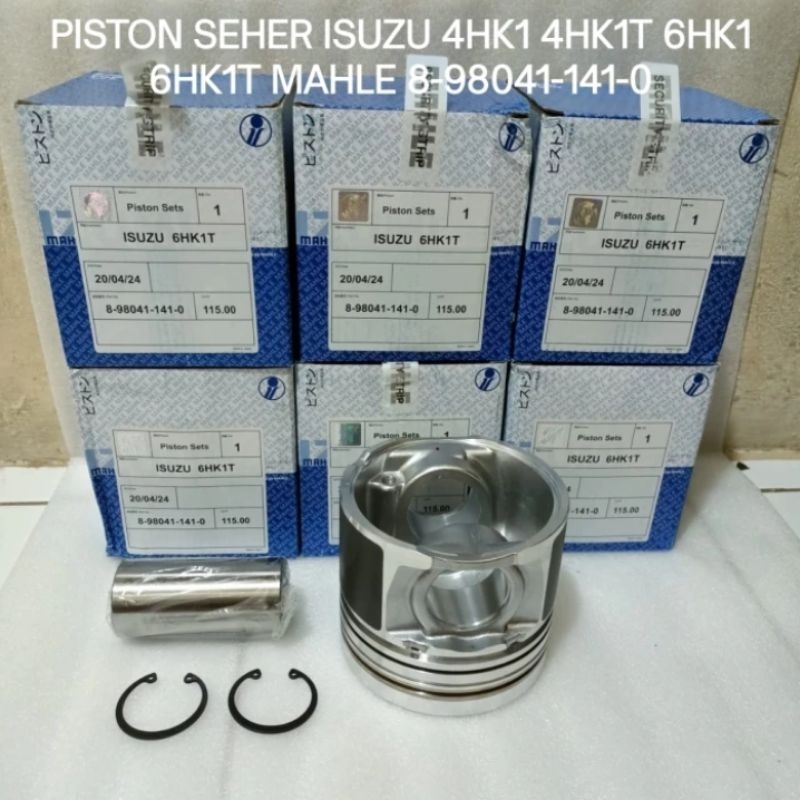 PISTON SEHER ISUZU 4HK1 4HK1T 6HK1 6HK1T MAHLE 8-98041-141-0
