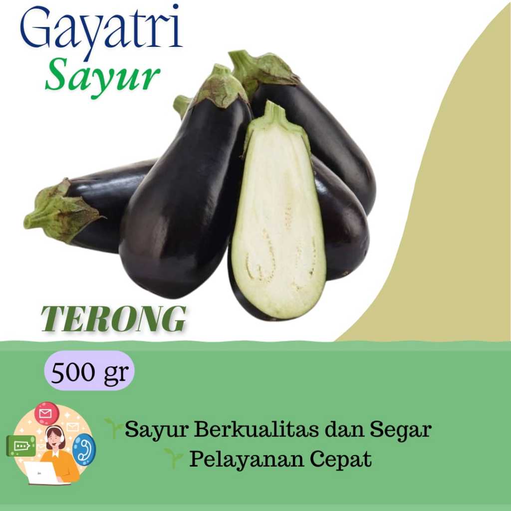 

Terong Ungu 1 Bungkus 500gr - KIRIM INSTANT Gayatri Sayur