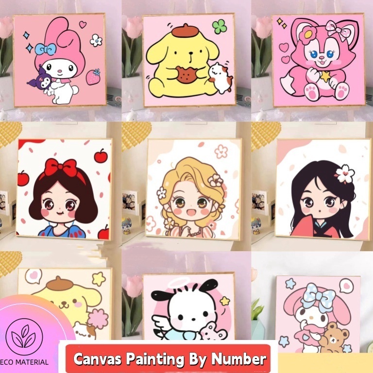 

Update Laris Paint By Number 2x2 Kartun DIY Painting Kit Canvas Paint By Number Kit Digital Melukis Mewarnai Kanvas Nomor Prakarya Anak Kit
