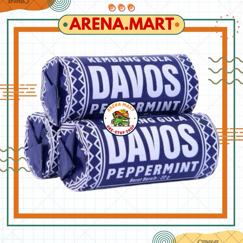 

PERMEN DAVOS Peppermint Permen Jadul Jadoel Kembang Gula Permen Snack Jaman Dulu Jajanan Jadul Murah Meriah Enak