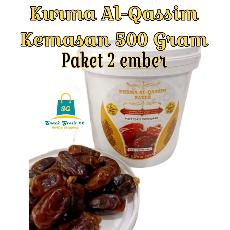 

KURMA AL QASEEM 500 GRAM 2 EMBER TERLARIS