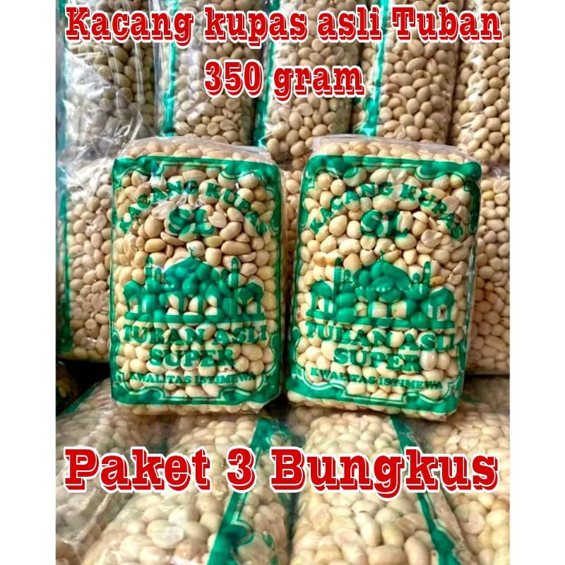 

Paket 3 Bungkus Kacang Kupas 1050 Gram Kacang Kupas Asli Tuban Terlaris