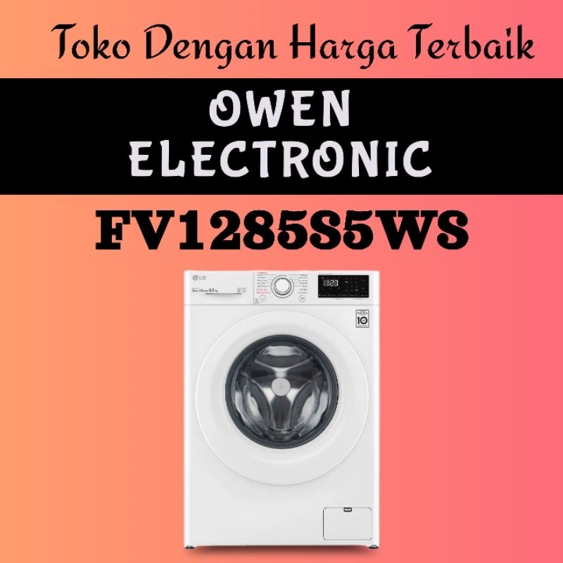 LG MESIN CUCI 8.5 Kg FRONT LOADING WASHER FV1285S5WS