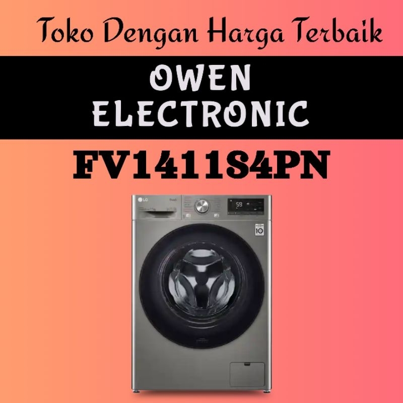 LG MESIN CUCI 10.5 Kg FRONT LOADING WASHER FV1411S4PN