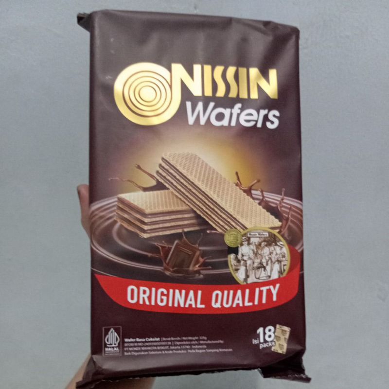 

Nissin Wafers 325gr rasa cokelat isi 18 pack