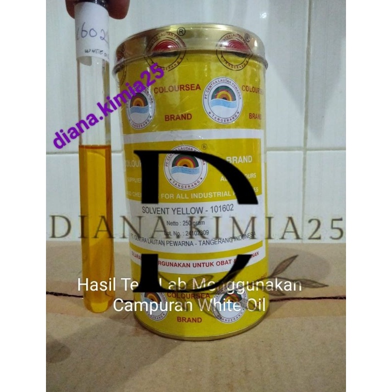 

KODE J23J Pewarna Minyak Coloursea Bubuk Solvent Yellow Kuning 1162