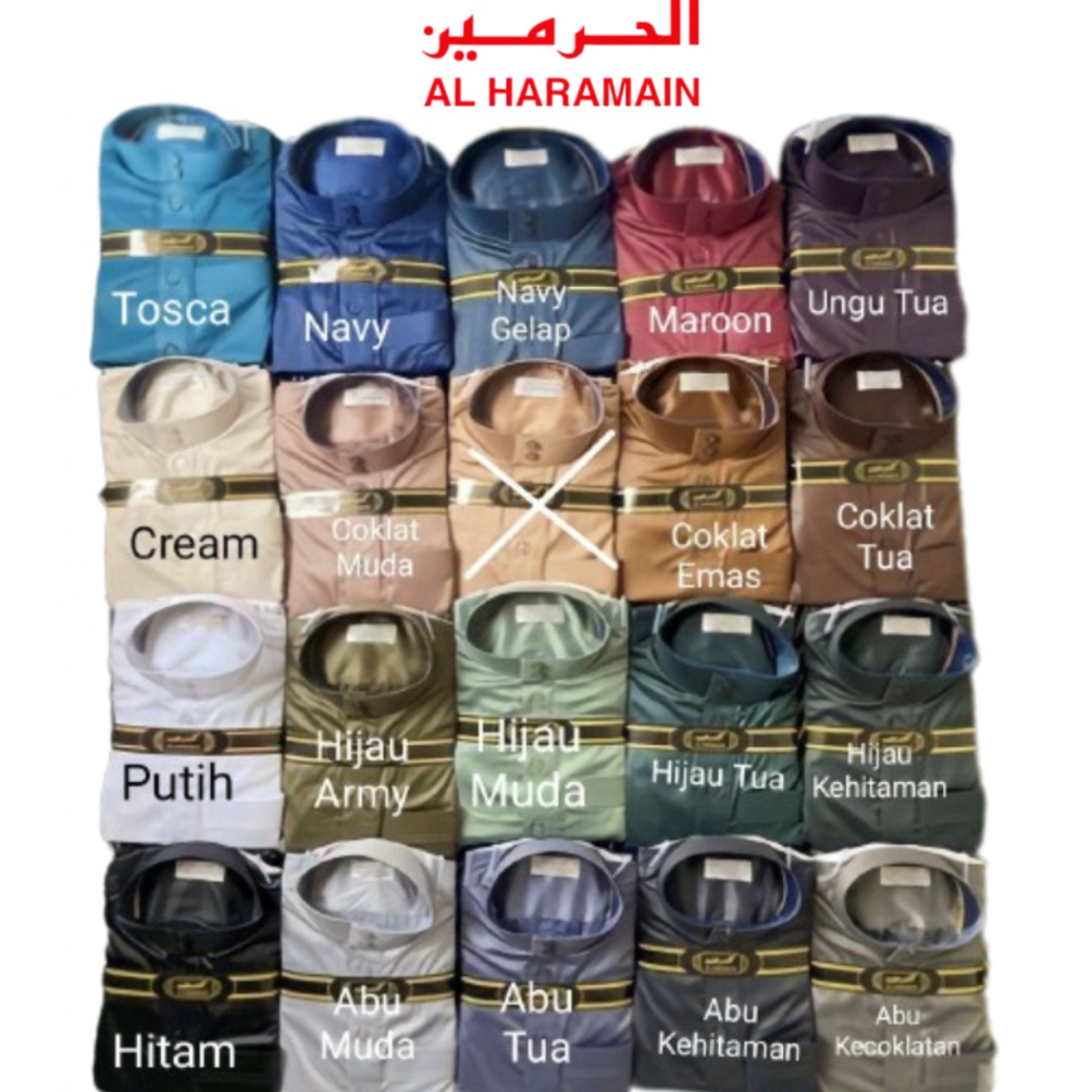 KODE T58Z  BISA COD  GAMIS  JUBAH AL HARAMAIN ORIGINAL 1 POLYSTER IMPORT SAUDI ARAB VIET ORI UKURAN 
