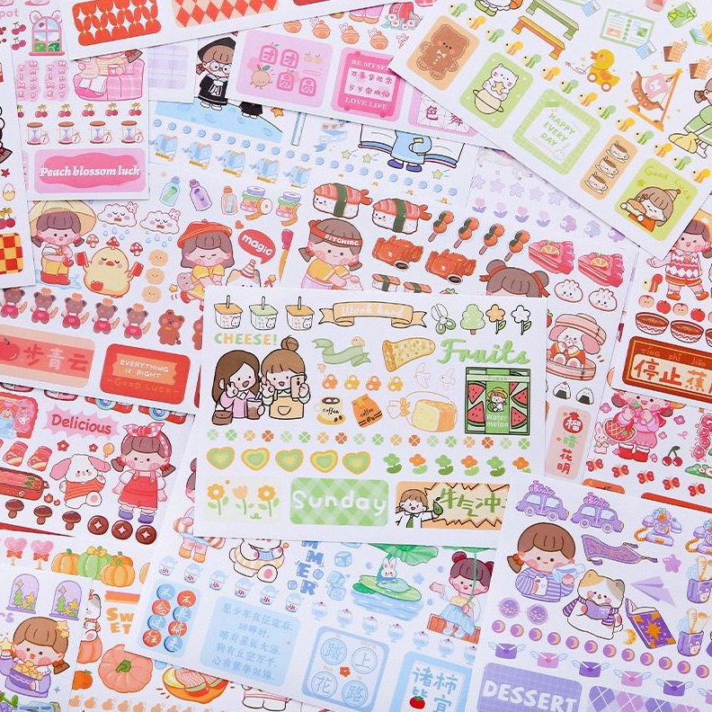 

Diskon 5 Terbatas 5LEMBAR Stiker Buku spiral diy craftimut fancy elegan atk sticker imut A118