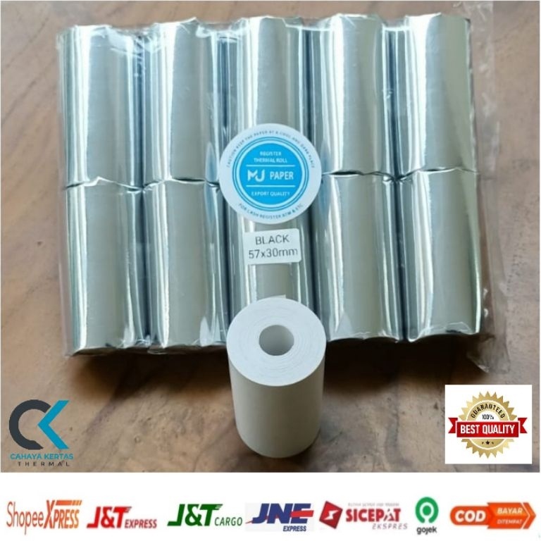 

Big Seller Kertas Kasir Thermal Edc Bluetooth 58x357x3 Paket 1 Roll 1 Pack