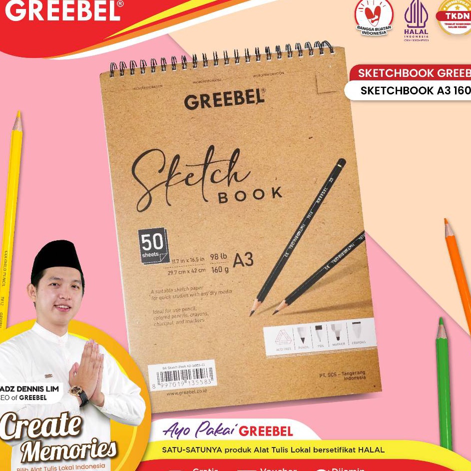 

Penjualan Istimewa GREEBEL Buku Gambar Sketch Book A3 5 Lembar 163 Buku Sketsa Drawing Book