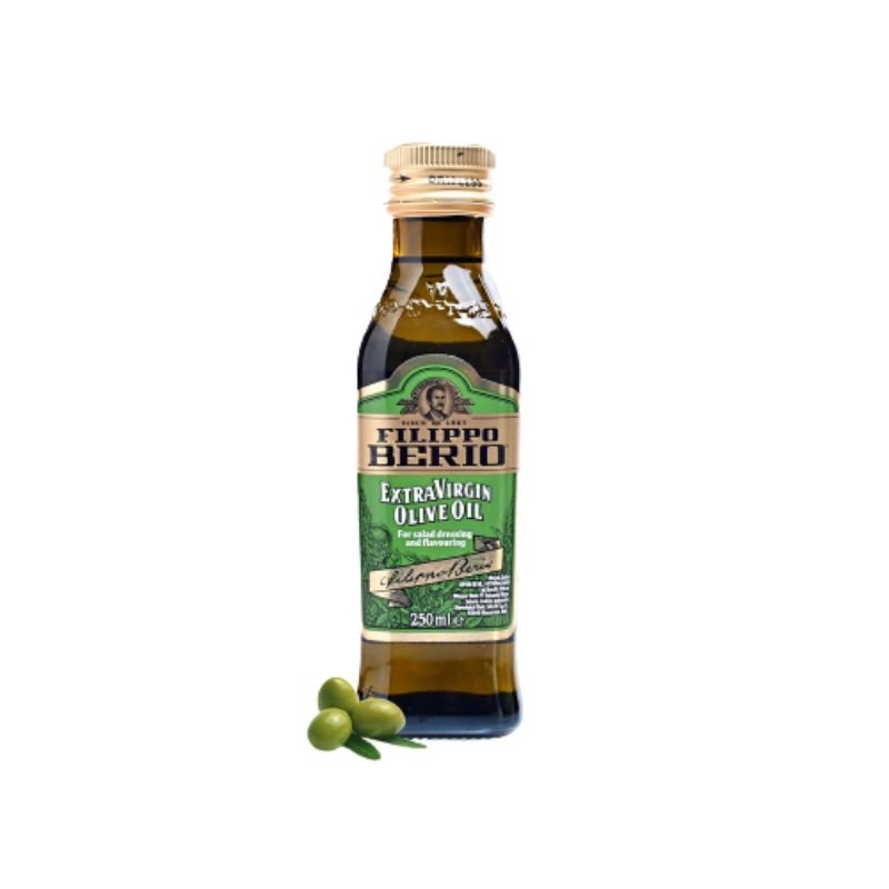 

Filippo Berio Extra Virgin Olive Oil 250 ml (Minyak Zaitun untuk Minum atau Salad Dressing) 250 ml