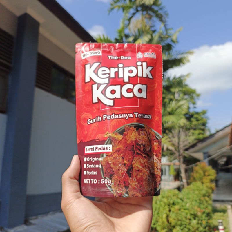 

KERIPIK KACA 50G cemilan cemilan gurih kriuk maknyos