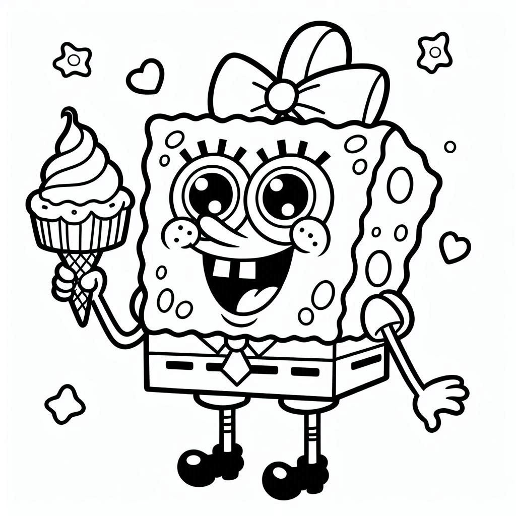 

Kertas Gambar Mewarnai Untuk Anak TK & Paud Tema : Spongebob Squarepants Isi 20 Lembar Mewarnai