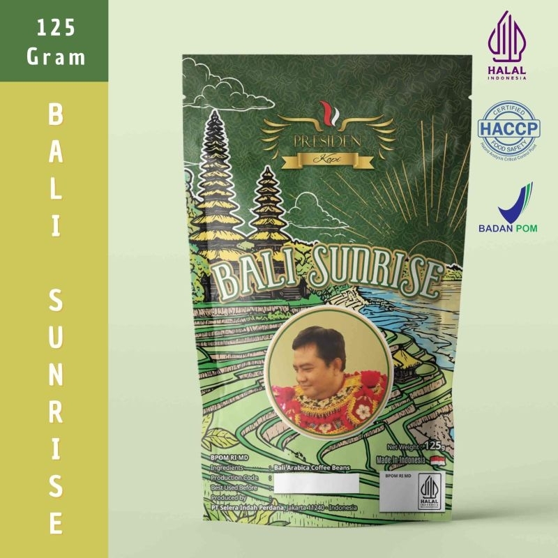 

Kopi Bali Sunrise Umar Hadi - Kopi Presiden - 125 Gram