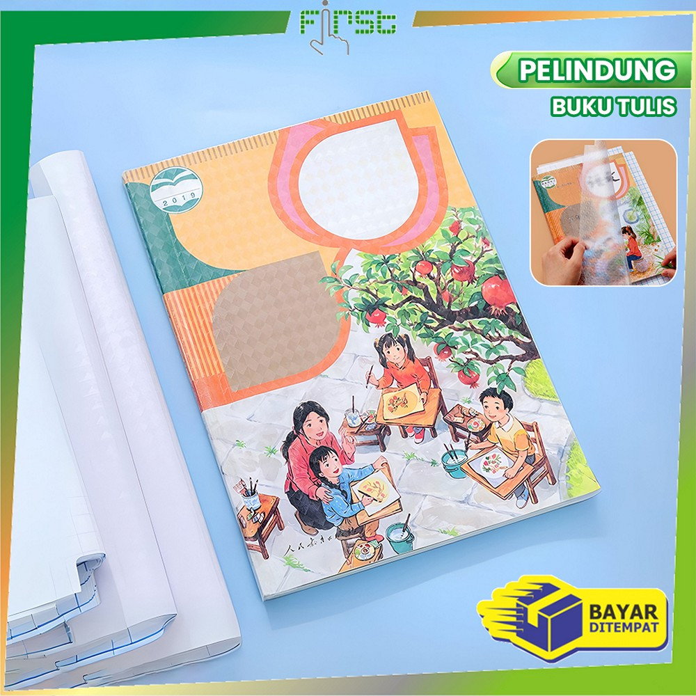 

FH-A101 Sampul Buku Plastik Isi 10 Lembar Stiker PVC Tahan Air / Sampul Plastik Film Pelindung Buku Tulis Anak Sekolah