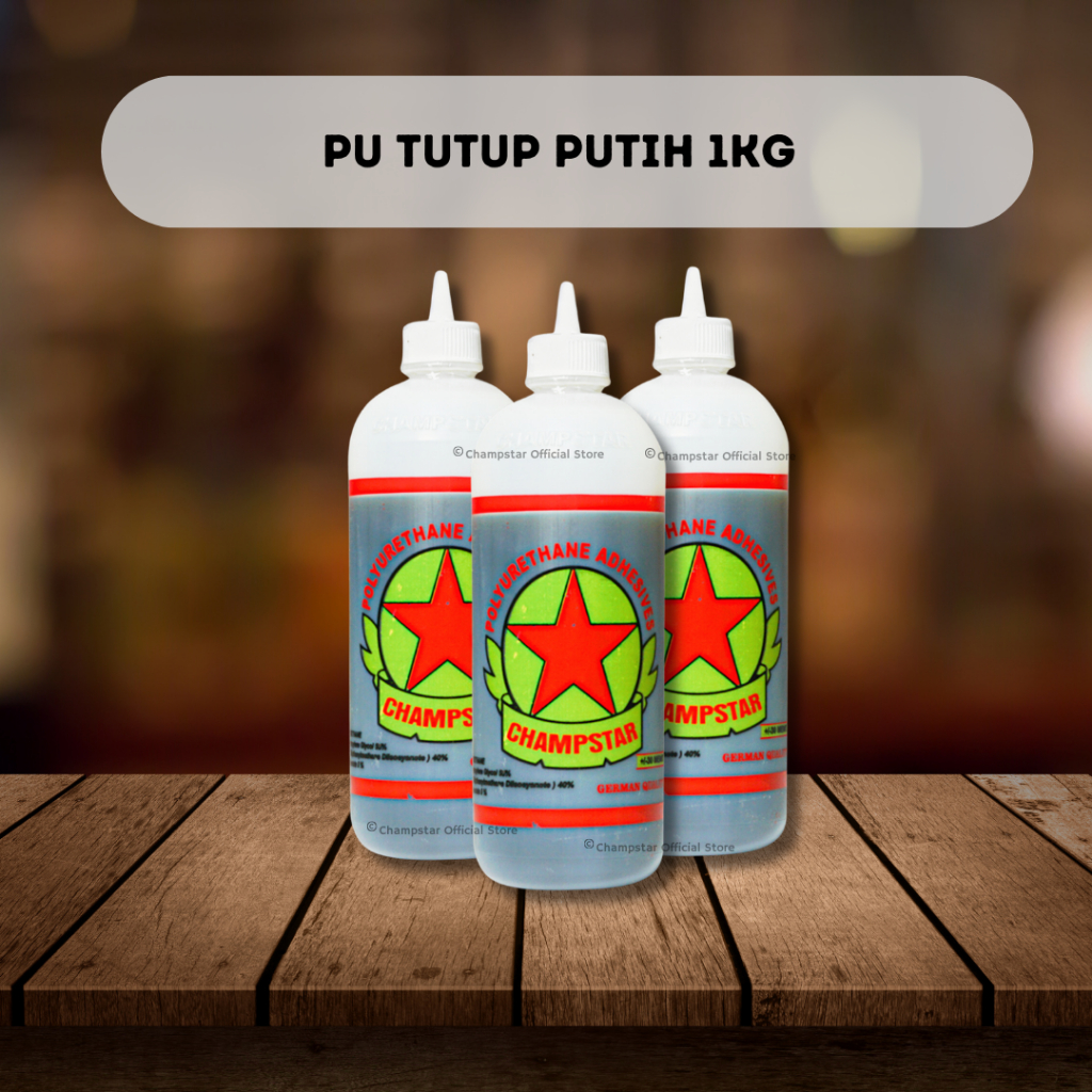 

LEM BINTANG 1 KOMPONEN POLYURETHANE PU CS 1KG PUTIH