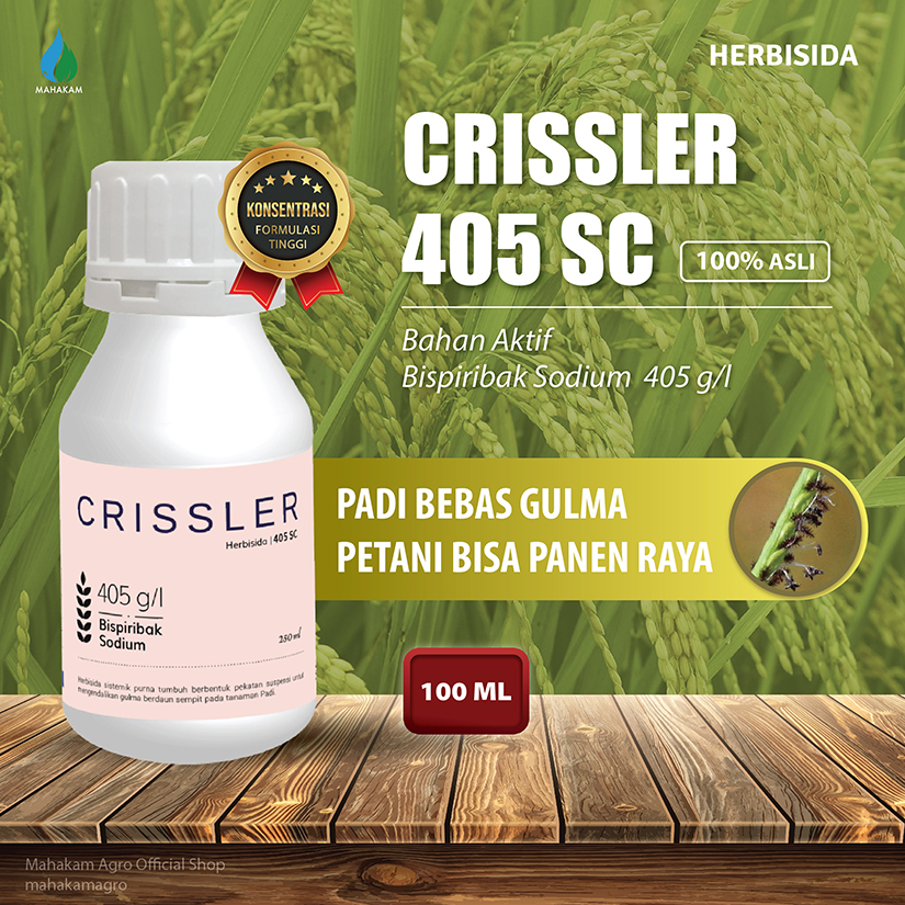 Mahakam Crissler 405 Sc 100 Ml - Herbisida Selektif Khusus Gulma Tanaman Padi Sawah
