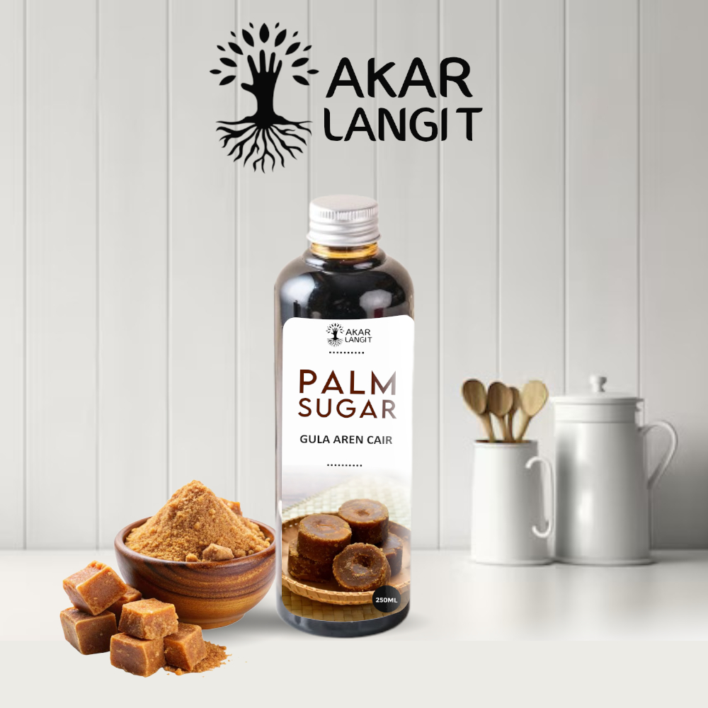 

Gula Aren Cair / Liquid Palm Sugar 500ml Akarlangit