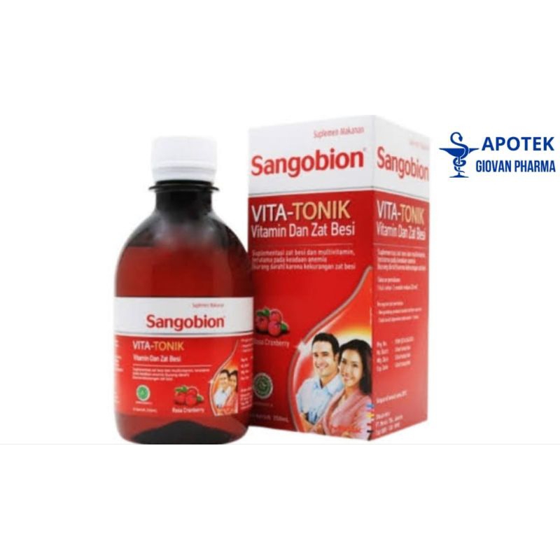 

Sangobion Vita Tonik 250ml/Anemia/ Vitamin & Penambah darah