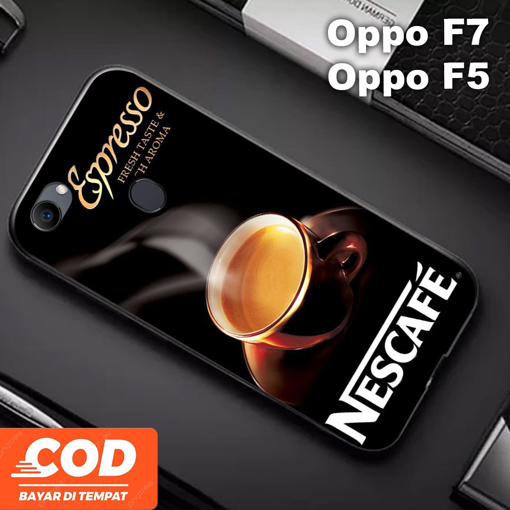 [A14] Kopi Aesthetic Custom Aesthetic Casing Oppo F7 Case Oppo F5 Unisex Keren Terbaru