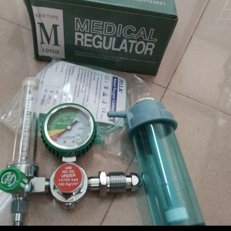 Lotus - Oxigen Regulator/ Regulator Tabung Oksigen