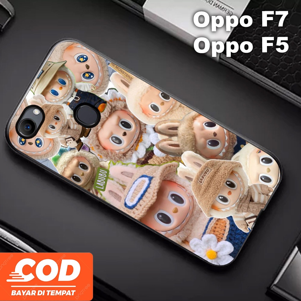 [A19] Labubu Aesthetic Custom Aesthetic Casing Oppo F7 Case Oppo F5 Unisex Keren Terbaru