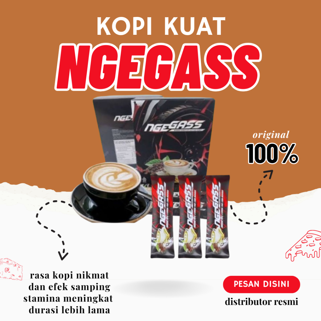 

[PRIVASi] KOPI NGEGASS 1 BOX (ISI 5 SACHET) 100% DR RICHARD LEE