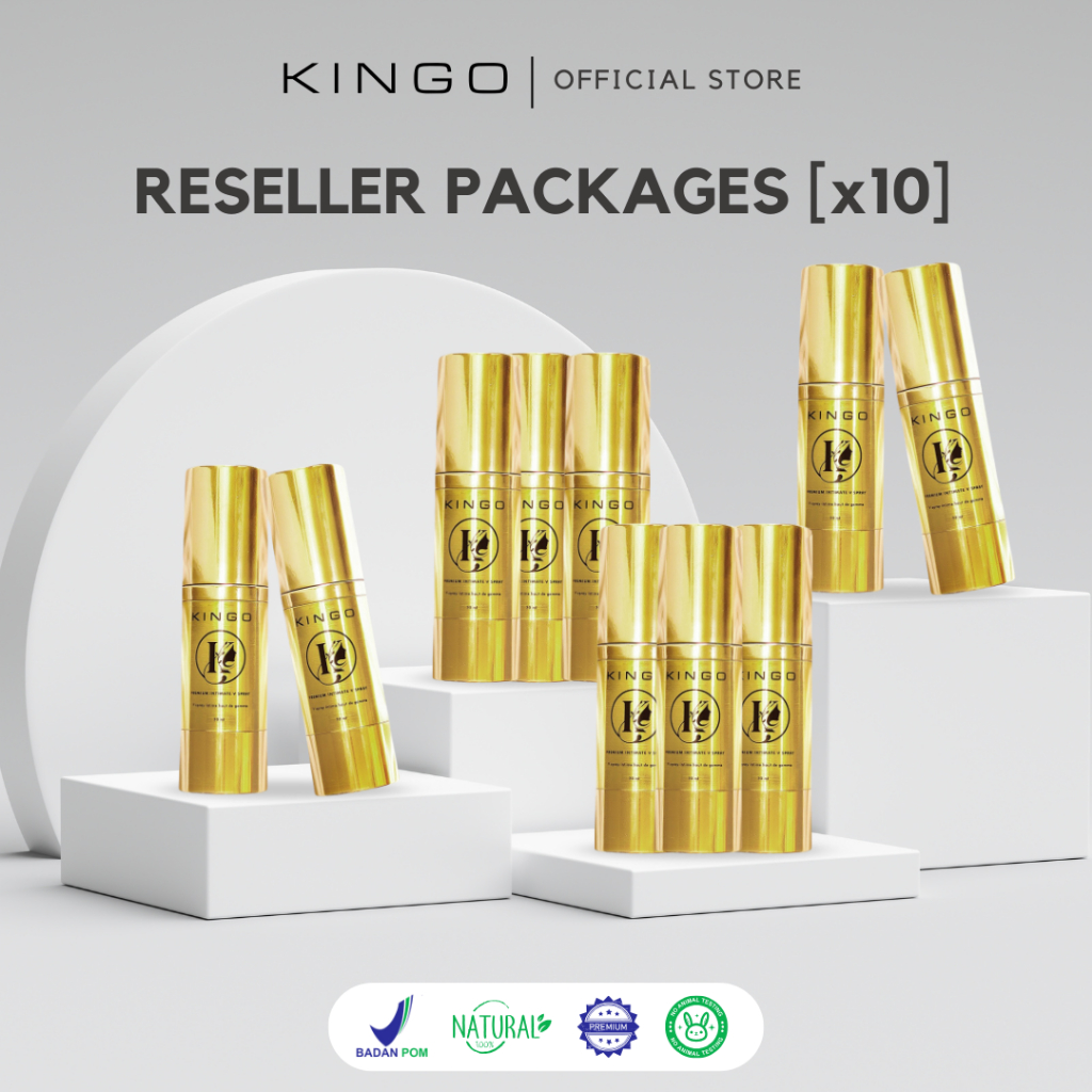 [Reseller Package x 10] KINGO PREMIUM INTIMATE V SPRAY 30 ML PERAPAT MISS V PERMANEN PARFUM MISS V