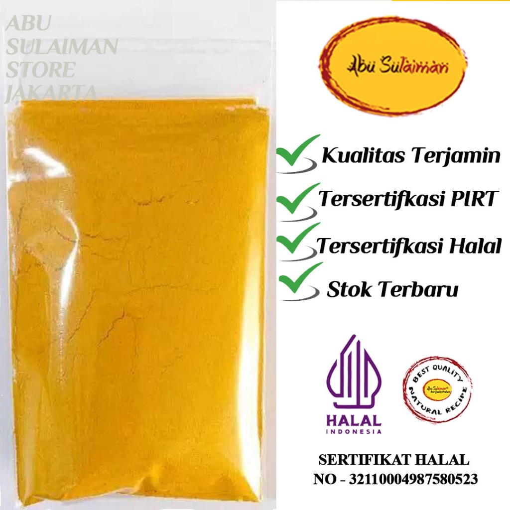 

Kunyit Bubuk Premium 500 gr / Turmeric Powder / Kunyit Bubuk Murni 500 gr