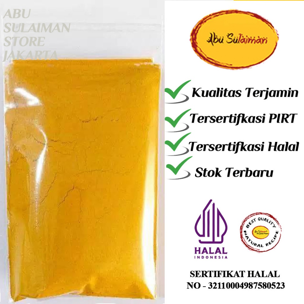 

Kunyit Bubuk Premium 50 gr / Turmeric Powder / Kunyit Bubuk Murni 50 gr