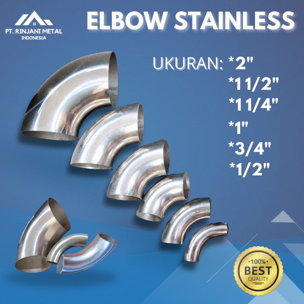 ELBOW STAINLESS 2 INCI (50,8MM)