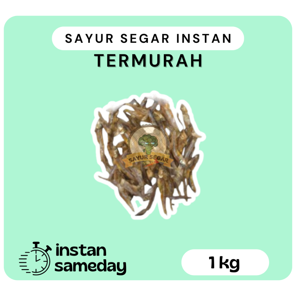 

Teri Padang 1kg/Ikan Asin Teri Padang - Sayur Segar Instan