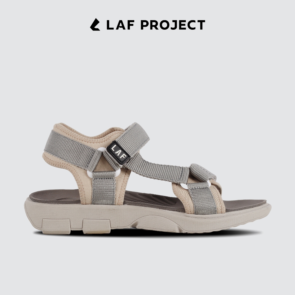 Sandal Gunung Pria Wanita Dewasa Casual Kekinian Keren Haji Umrah Cream Zosia Original LAF Project