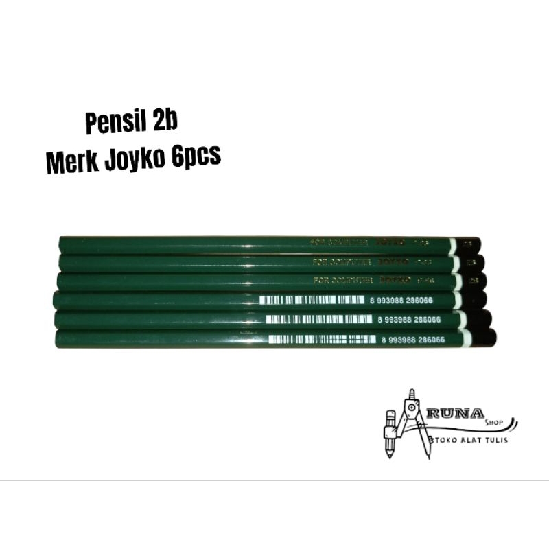

PENSIL 2B JOYKO ORIGINAL ISI 6 PCS GROSIR MURAH