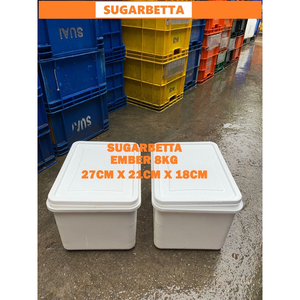 ember 8kg ember pot tanaman ember 8kg ember es krim kotak 8kg putih
