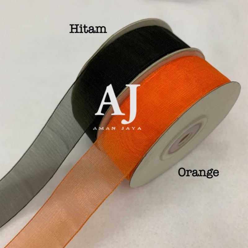 

Pita Organdi Polos 1 Inch / 2,5 cm (8259) 25 YARD