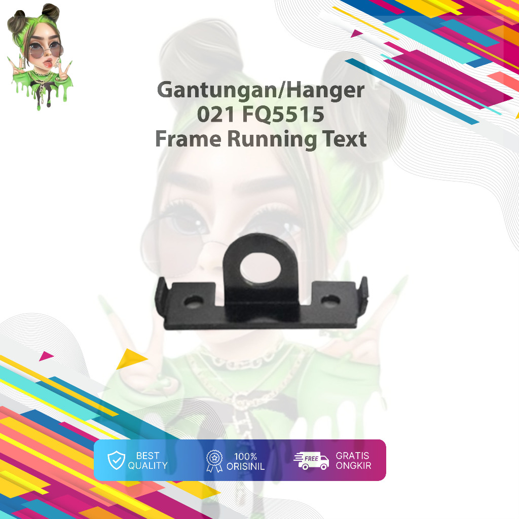 Hanger Gantung Gantungan 021 Frame Running Text FQ5515 FQ 5515