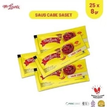 

MC LEWIS CHILI SACHET-25×8gr