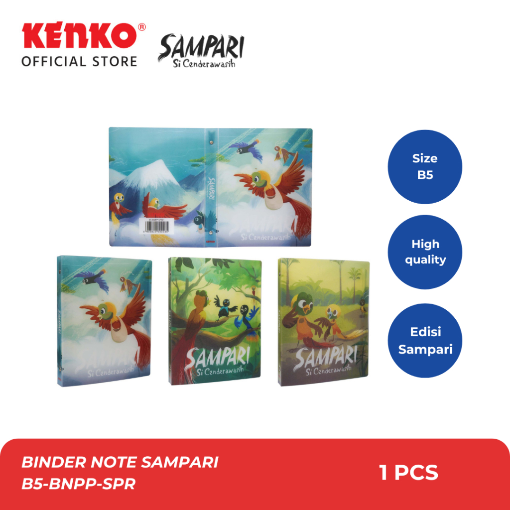 

KENKO BINDER NOTE B5-BNPP-SPR/BINDER SAMPARI/B5-BNPP-SPR