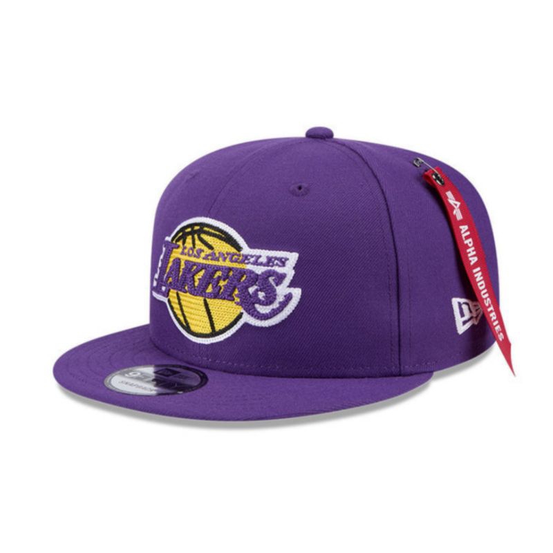 Topi New Era Cap Los Angeles Lakers Alpha Industries 9Fifty Snapback Original