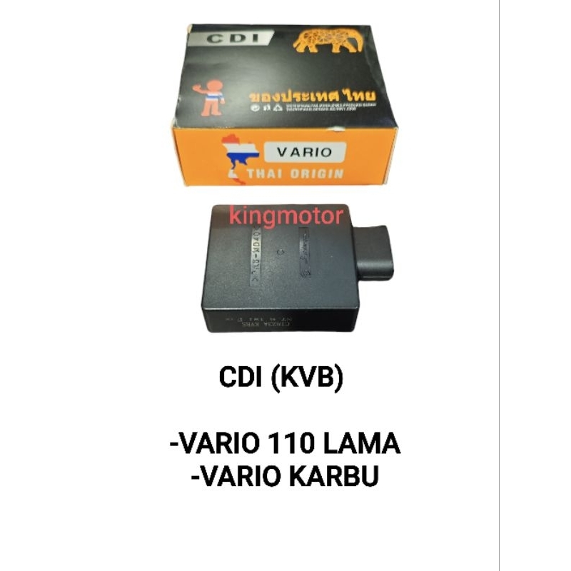 CDI UNIT ASSY CDI PENGAPIAN KVB VARIO LAMA KARBU VARIO 110 TECHNO TEKNO CBS THAI ORI KVB