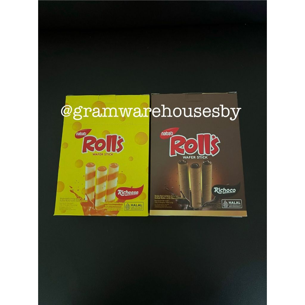 

Nabati Rolls box Richeese dan Richoco isi 20pcs