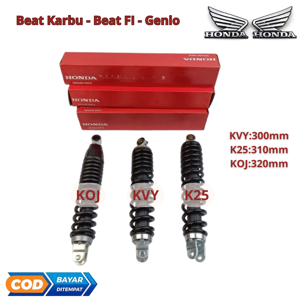Shock Belakang Motor Beat Karbu - Beat FI Esp - scoopy FI - Genio
