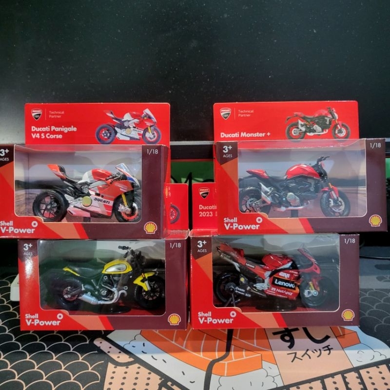 Diecast Shell Ducati Desmosedici Panigale Scrambler Monster