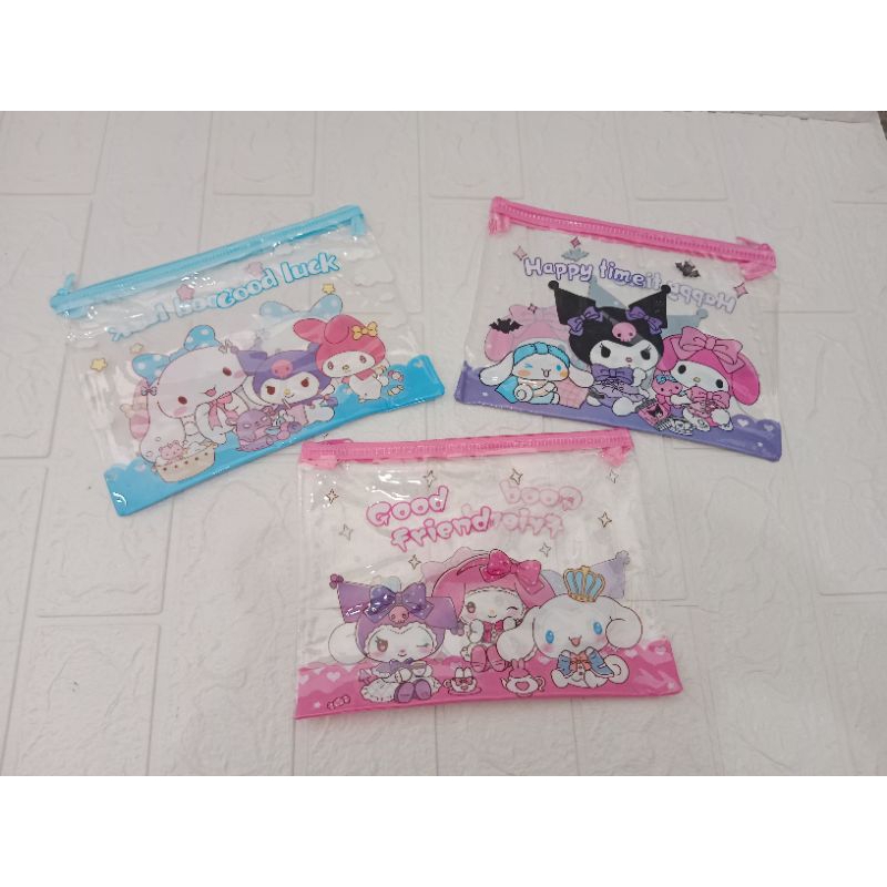 

Zipper Bag / Map Plastik / Termpat Pensil SANRIO A5