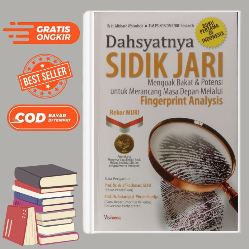 Buku Dahsyatnya SIDIK JARI Menguak Bakat & Potensi Untuk Merancang Masa Depan Melalui Fingerprint An