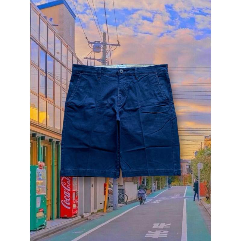 Celana Pendek Chinos Timberland Navy Original