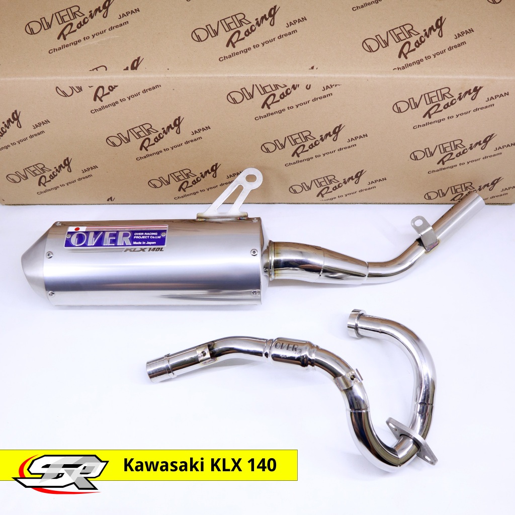 KNALPOT OVER RACING OVAL (SS) KAWASAKI KLX 140L KLX140L KLX 140